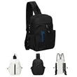 Travel Convertible Crossbody Sling Bag Backpack | https://www.bestnamebadges.com