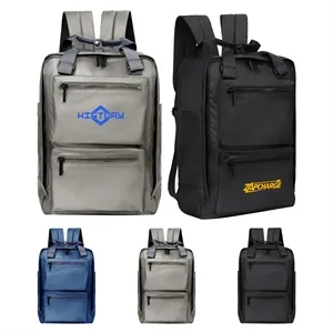 Soft Leather Travel Business Laptop Backpack
