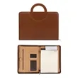 PU Leather Business Portfolio Binder W/ Zipper | https://www.bestnamebadges.com