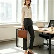 PU Leather Business Portfolio Binder W/ Zipper | https://www.bestnamebadges.com