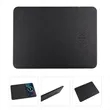 2 In 1 PU Leather Mouse Pad W/ 15W Wireless Charger | https://www.bestnamebadges.com