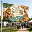 4'x6' Double Sided Printed Polyester Flags For Outside | https://www.bestnamebadges.com