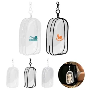 Small Clear Figure Display Bag Keychain Pouch