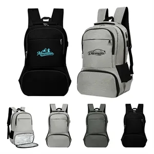 Insulated 15.6" Laptop Backpack W/ Cooler Lunch Compartment