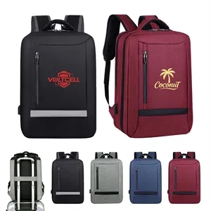 Carry On Travel Laptop Backpack W/ USB Charging Port