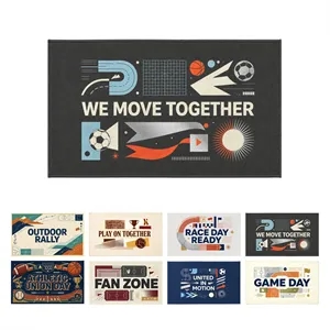 11"x18" Full Color Sublimated Microfiber Rally Towel
