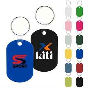 Classical Oval Plastic Retro Key Holder Keychain