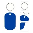 Classical Oval Plastic Retro Key Holder Keychain | https://www.bestnamebadges.com