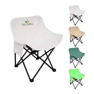 Oxford Portable Moon Folding Camping Chair W/ Carry Bag