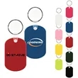 Portable PVC Oval Vinyl Keychain Key Tag | https://www.bestnamebadges.com