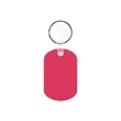 Portable PVC Oval Vinyl Keychain Key Tag | https://www.bestnamebadges.com