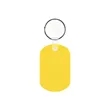 Portable PVC Oval Vinyl Keychain Key Tag | https://www.bestnamebadges.com