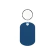 Portable PVC Oval Vinyl Keychain Key Tag | https://www.bestnamebadges.com