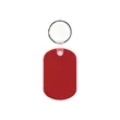 Portable PVC Oval Vinyl Keychain Key Tag | https://www.bestnamebadges.com