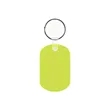 Portable PVC Oval Vinyl Keychain Key Tag | https://www.bestnamebadges.com