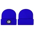 Custom Cuffed Knit Beanie With LED Light | https://www.bestnamebadges.com