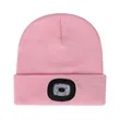 Custom Cuffed Knit Beanie With LED Light | https://www.bestnamebadges.com