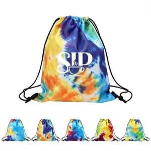 Full Color Small Drawstring Backpack Travel Bag