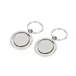 1.4" Round Metal Spinning Keychain Key Tag | https://www.bestnamebadges.com