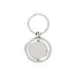 1.4" Round Metal Spinning Keychain Key Tag | https://www.bestnamebadges.com