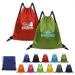 Waterproof Polyester Drawstring Backpack Sports Bag