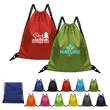 Waterproof Polyester Drawstring Backpack Sports Bag | https://www.bestnamebadges.com