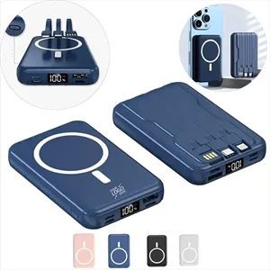 10000mAh Magnetic Wireless Power Bank with LED Display