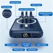 10000mAh Magnetic Wireless Power Bank with LED Display | https://www.bestnamebadges.com