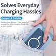 10000mAh Magnetic Wireless Power Bank with LED Display | https://www.bestnamebadges.com