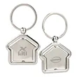 House Shaped Spinning Metal Keychain | https://www.bestnamebadges.com