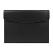 A4 Leather Envelope File Folder Pouch W/ Magnetic Snap | https://www.bestnamebadges.com