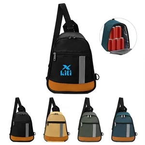 300D Oxford Crossbody Insulated Cooler Lunch Bag