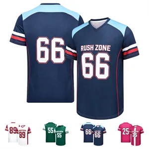 Sublimation Unisex V Neck Football Jersey
