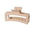 Large Rectangular Matte Shark Hair Claw Clip for Women | https://www.bestnamebadges.com