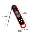 Instant Read Meat Thermometer Digital BBQ Grill Long Probe | https://www.bestnamebadges.com