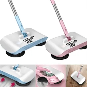 Hand Push Wireless Vacuum Sweeper Mop Broom Floor Cleaner