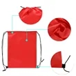Non-Woven Drawstring Cinch Backpack | https://www.bestnamebadges.com