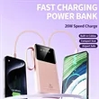 10000mAh Portable Power Bank 4 Cables with Flashlight | https://www.bestnamebadges.com