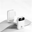10000mAh Portable Power Bank 4 Cables with Flashlight | https://www.bestnamebadges.com