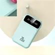 10000mAh Portable Power Bank 4 Cables with Flashlight | https://www.bestnamebadges.com