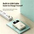 10000mAh Portable Power Bank 4 Cables with Flashlight | https://www.bestnamebadges.com