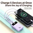 10000mAh Portable Power Bank 4 Cables with Flashlight | https://www.bestnamebadges.com