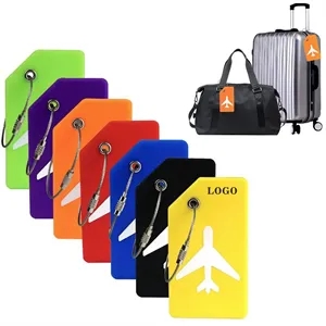 Silicone Privacy Luggage Tags Multi Color With ID Card