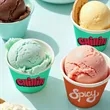Custom Printed Paper Ice Cream Cups | https://www.bestnamebadges.com