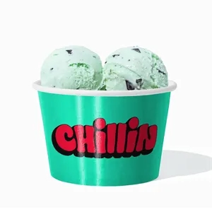 Custom Printed Paper Ice Cream Cups