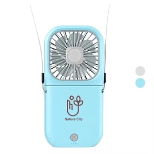 Folding Neck Power Bank Fan 3000mAh
