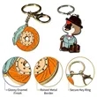 Custom Metal Geometric Keychain | https://www.bestnamebadges.com