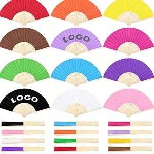 DIY Colorful Foldable Paper Fan