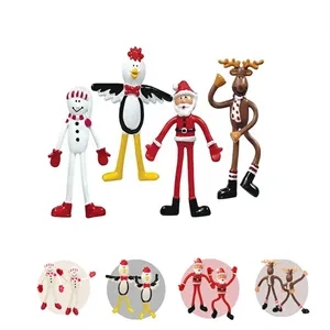 12 Pack Christmas Bendable Fidget Toy