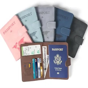 Multi-Functional PU Leather Passport Holder